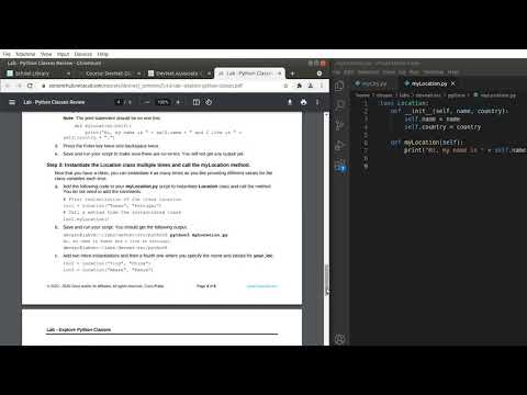 Linux Practice Lab Explore Python Classes 3 4 6