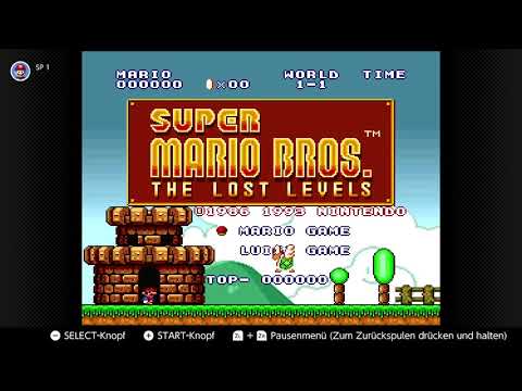 Super Mario The Lost Levels: Title Screen