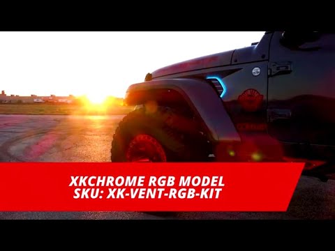 Jeep JL & JT Fender Air Vent LED Light Install & Review | XKGLOW Lighting