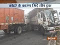 3 trucks collide on Delhi-Amritsar highway due to dense fog, no loss of life reported