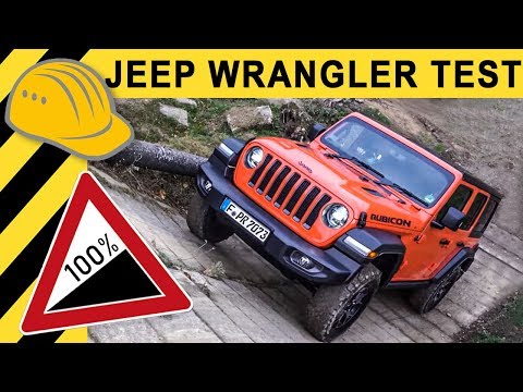 100% Steigung! JEEP WRANGLER  im TEST Offroad & Onroad!