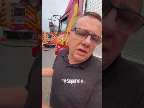 INCÊNDIO DE GRANDES PROPORÇÕES NO CENTRO DE MAJOR GERCINO SC