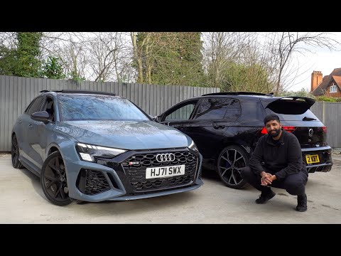 2022 AUDI RS3 vs VW MK8 GOLF R - Comparison Test!