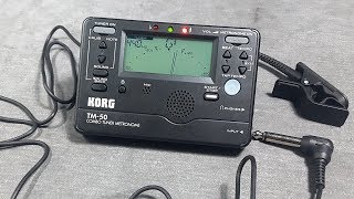 Video thumbnail for TM-50 Metronome/Tuner (Korg) by Fria Gram