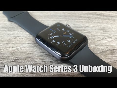Apple Watch Series 3 Space Grey Unboxing and Setup