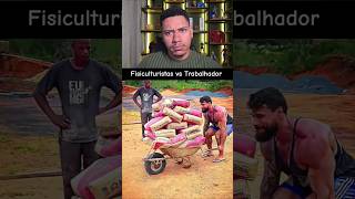 Fisiculturistas desafiam um Trabalhador da construção civil! #viral #react #bodybuilding