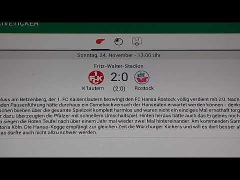 1.FC Kaiserslautern gegen Hansa Rostock