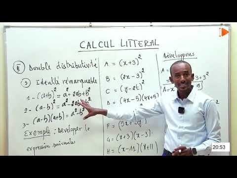 Calcul littéral 