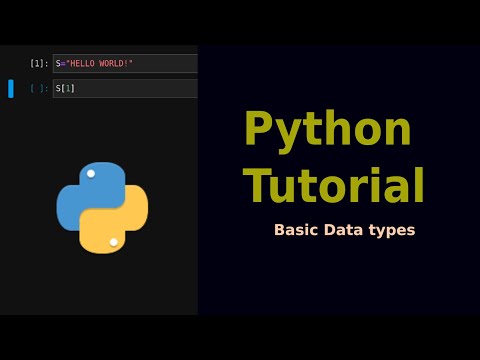 Python Programming For Beginners Episode 2 Basic Data Types