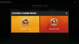 How to play H2H with your friend in ea sports fc mobile!!!!