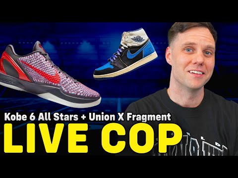 LIVE COP: KOBE 6 PROTRO 3D & UNION AIR JORDAN 1 RAFFLE SOON