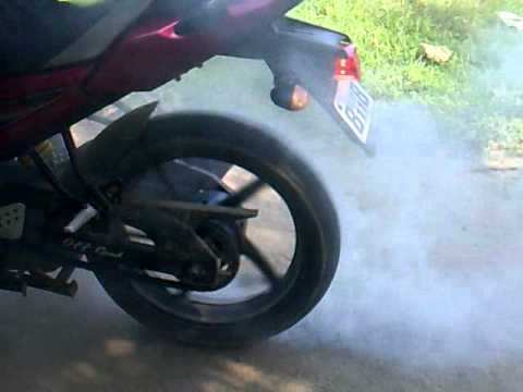 Yamaha fz burn out anup.mp4