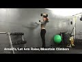 Arnold S Lat Arm Raise Mountain Climbers
