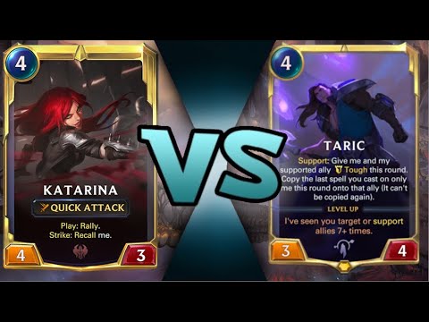 Katarina VS Taric Duel!! (Legends Of Runeterra)