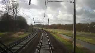 preview picture of video '[cabinerit] A train driver's view: Hoorn Kersenboogerd - Hoofddorp Midden, SLT, 03-Feb-2015.'