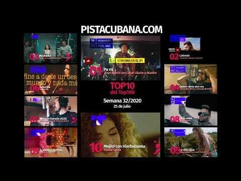Top10 del Top100 de Pistacubana semana 32/2020 (fecha 25 de julio)