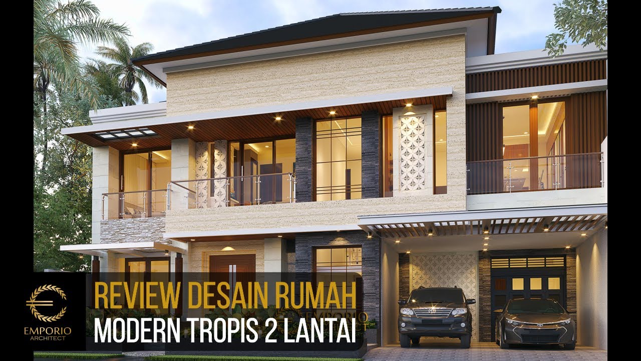 Video 3D Mrs. Nana Modern House 2 Floors Design - Karawang, Jawa Barat