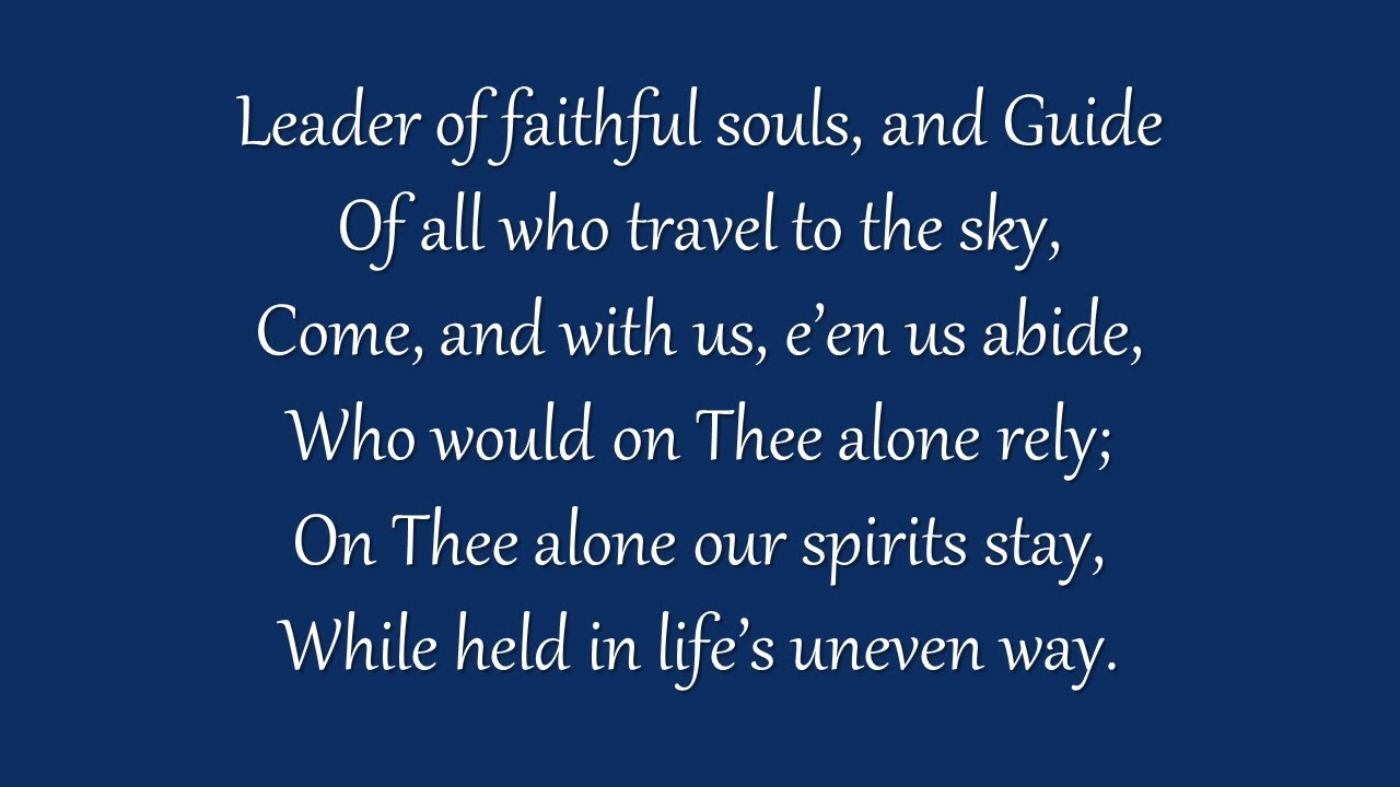 Leader of Faithful Souls, and Guide (Metropolitan Tabernacle)
