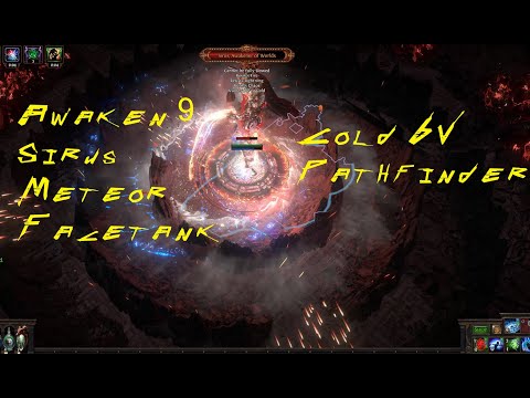 POE 3.13 Ritual A9 Sirus face tank meteor part III Cold BV PF