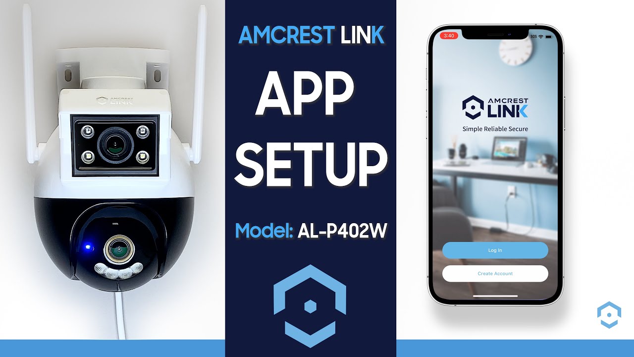 Amlink Outdoor Wi-Fi Pan/Tilt Home Security Camera