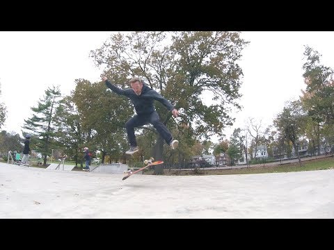 42 Year Old Skate Every Day - 314-  Kickflips, 180's on the Bank, and My VO Booth