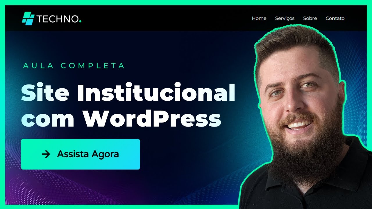 Como Criar um SITE INSTITUCIONAL com WordPress + Elementor Grátis [Passo a Passo]