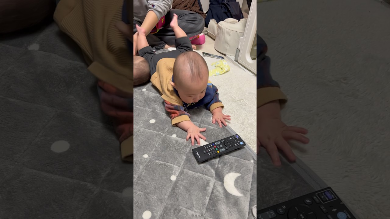 ずり這いが出来ない僕。#赤ちゃん #baby #赤ちゃんのいる生活