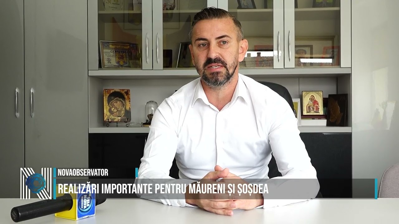 REALIZĂRI IMPORTANTE PENTRU MĂURENI ȘI ȘOȘDEA