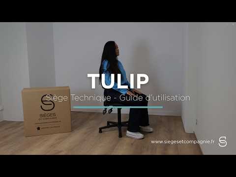 Chaise de travail polyuréthane TULIP