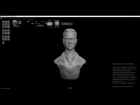 Negan in Sculptris Timelapse