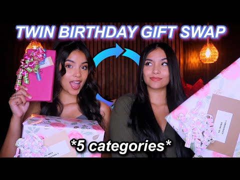 TWIN BIRTHDAY GIFT SWAP! *22*