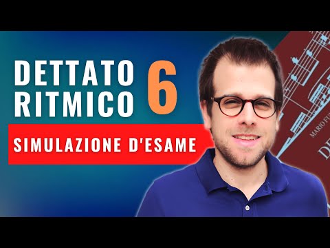 Dettato Ritmico N°6 M. Fulgoni: simulazione d'esame 2026