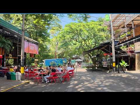 🇨🇴 WALKING FROM PROVENZA TO EL POBLADO METRO, MEDELLÍN | 4K 360° POV