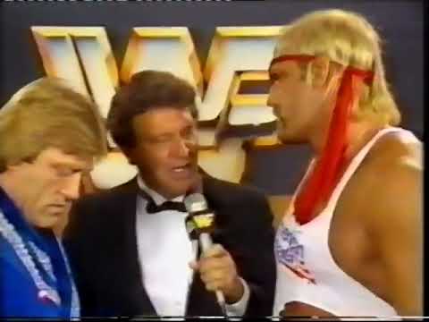Paul Orndorff Hulk Hogan promo that mentions Rambo, E.T. & drinking your own sweat - 7/14/1985 - WWF