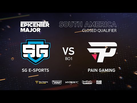 SG e-sports vs paiN Gaming, EPICENTER Major 2019 SA Closed Quals , bo1 [DotaBurger]