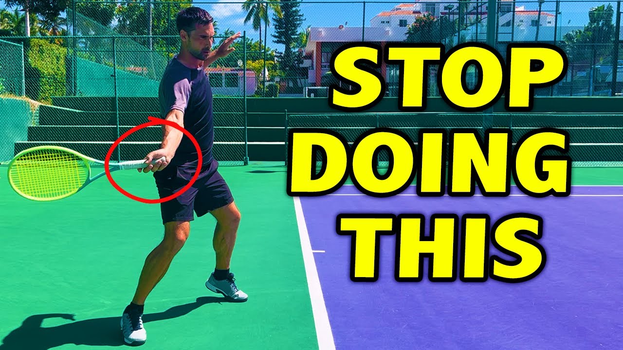 Why most older players shouldn't use a racket lag on their forehand