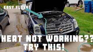 Do This If Your Heat is Not as HOT or not Working || Heater Core Flush