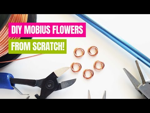 Make Your Own Jump Rings from Scratch for DIY Mobius Flower Accents