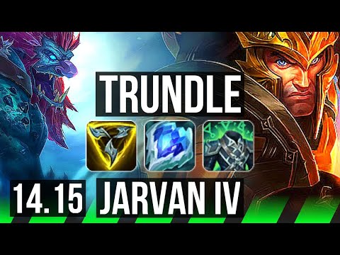 TRUNDLE vs JARVAN IV (JGL) | 8/2/10, 600+ games, Godlike | EUW Master | 14.15