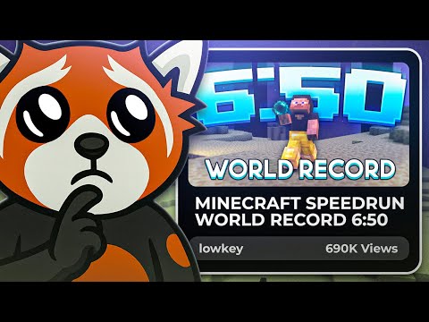EWRON OGLĄDA NOWY REKORD SPEEDRUN MINECRAFT