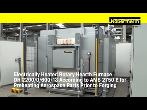 Electrically Heated Rotary Hearth Furnace DH 2200/0/600/13 according to AMS 2750 E