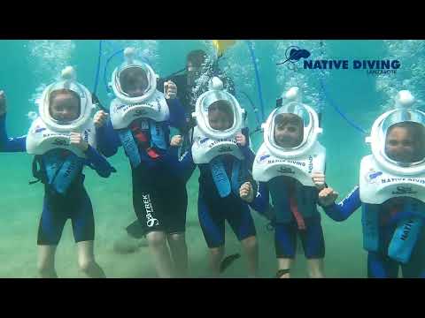 Sea Trek Lanzarote for children and the whole family.