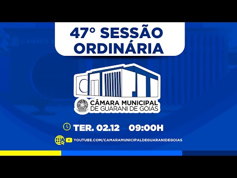 SESSÃO ORDINÁRIA 02 DE DEZEMBRO DE 2025 - CÂMARA MUNICIPAL DE GUARANI DE GOIÁS