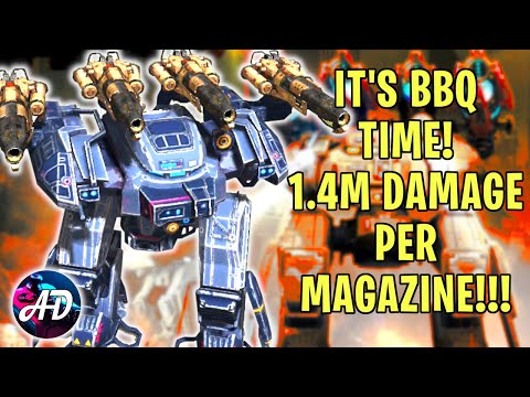 3X OVERDRIVE UNIT BEHEMOTH EMBER +87.5% DMG Grilling Titans - War Robots MK2 Gameplay WR
