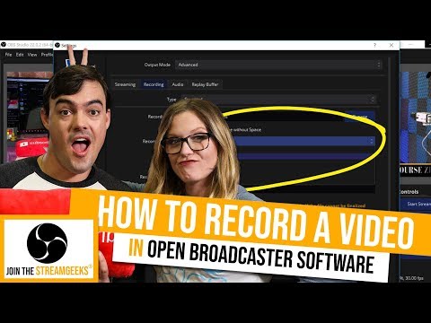 How to record videos in OBS - 2019 OBS Course