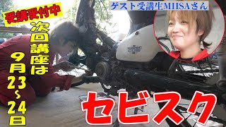 【次回は9月23-24日】誰でもプロ整備士に教えてもらえる【セビスク】
