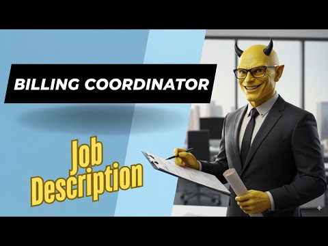 Job description of Billing Coordinator - Role, Responsibilities & Skills