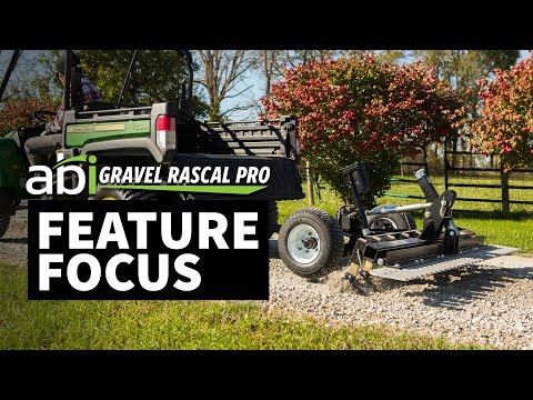 Gravel Rascal Pro – Driveway Grader & Landscape Rake for ATV & UTV