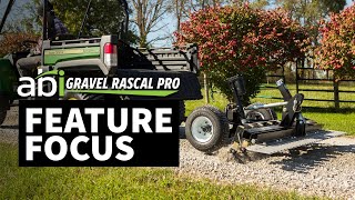 Gravel Rascal Pro – Driveway Grader & Landscape Rake for ATV & UTV