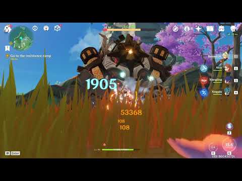 Genshin Impact Aloy 61,000 Reverse Melt Damage Level 70 Talent Level 5